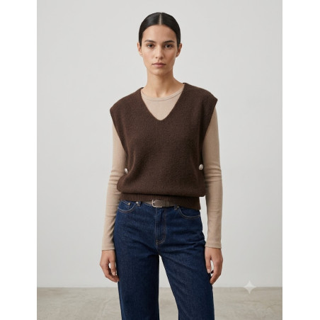 Pull sans manches
